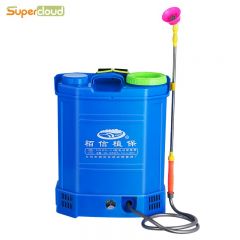 舒蔻 （Supercloud） 背负式喷雾器消毒杀菌 农用多功能喷药机 20升电动新能源8A锂电池双开关