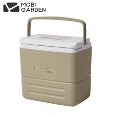 牧高笛  极冰保温箱 户外露营野餐便携车载冷藏箱大容量手提保温箱 手提款/暖沙色17L