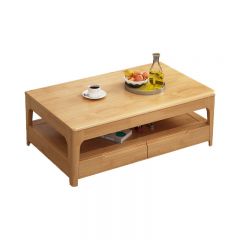 悦山   简约现代客厅家用双层茶几桌简易长方形小茶台1200*600*450