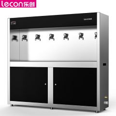 乐创 (lecon) LC-J-WY6H商用饮水机 35L不锈钢开水器 超滤饮水机 一开五温