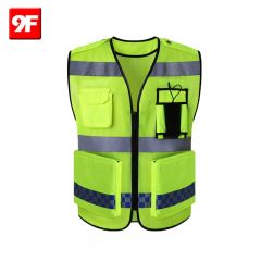 九孚 网布4口袋反光背心JFBX-WK01