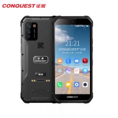 CONQUEST 征服S21 5G全网通双卡双待三防手机广角摄像大分贝续航防水防摔户外智能终端 黑色 8G+128G订制版