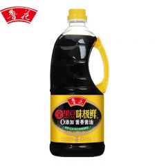 鲁花 黑豆味极鲜酱香酱油 1L 炒菜凉拌家用 厨房调料 调味品