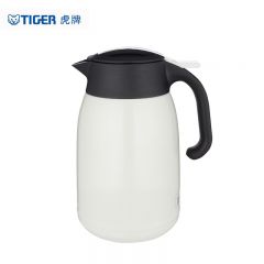 虎牌（TIGER） PWO/PWM/PRM日式家用大容量不锈钢热水瓶颜值保温壶 1.6L PWM-A16C 珍珠白