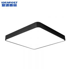 爱迪普森（IDEAPOST）QF-MX520 36W led吸顶灯 简约现代灯具 办公室灯饰灯具 正方形黑色 50cm/36W三色变光