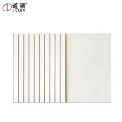 道顿（DOCON）      A4幅面 热熔装订机塑料白色热熔封套 合同 标书 文件 书本胶装透明封面带侧胶 6mm 白 20本/包
