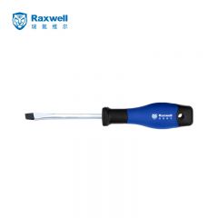 Raxwell双色柄一字螺丝批 螺丝刀 3x150MM 1支 RTSD0003/支