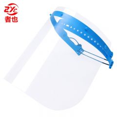 者也（ZYE） 牙科透明防护面罩口腔高透镜片双面防雾面屏防飞沫液体喷溅 支架+1片面屏