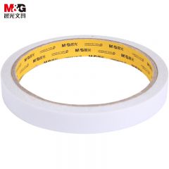 晨光（M&G） AJD95745双面棉纸胶带12mm*10y 24卷/筒强力薄透明不易留痕高粘度手工棉纸宽双面胶