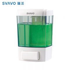 瑞沃（SVAVO）   卫生间手动皂液器挂壁件酒店宾馆洗手液盒消毒机V-7101滴液