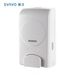 瑞沃 V-940S白色 滴液款 壁挂式手动皂液器卫生间洗手液瓶家用感应洗手液器 800ml 个