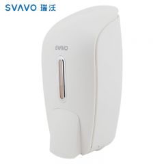 瑞沃   手动皂液器卫生间给皂器 壁挂式沐浴露盒单格800ml 白色PL-151051 /个