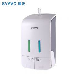 瑞沃（SVAVO）  卫生间壁挂件双头按压皂液器酒店宾馆洗手液瓶沐浴露瓶PL-151052