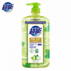超能 离子去油洗洁精柠檬护手1kg 去油不残留