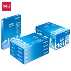 得力（deli）7406莱茵河复印纸A3打印纸 70g克500张*5包一箱 绘图纸 手抄报画纸 整箱2500张