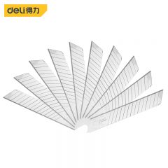 得力（deli） DL-DP 美工刀片切割刀片银色18mm厚0.5 15刀头/盒