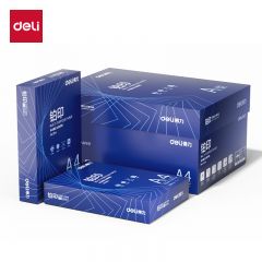 得力（deli）ZF510铂印复印纸打印纸白色草稿纸A4-70g-8包