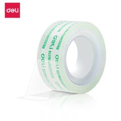 得力（deli） 30063易撕型文具胶带18mm*18y*38um透明 错题整理学生文具