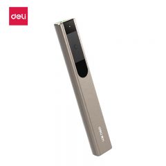 得力（deli）2811激光笔银灰色绿光沙盘指示笔售楼户外会议激光笔